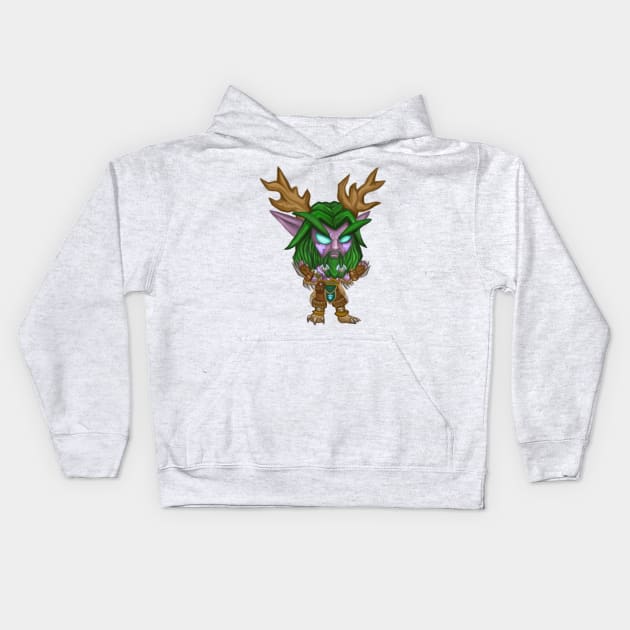 Malfurion Stormrage Kids Hoodie by Sarenity